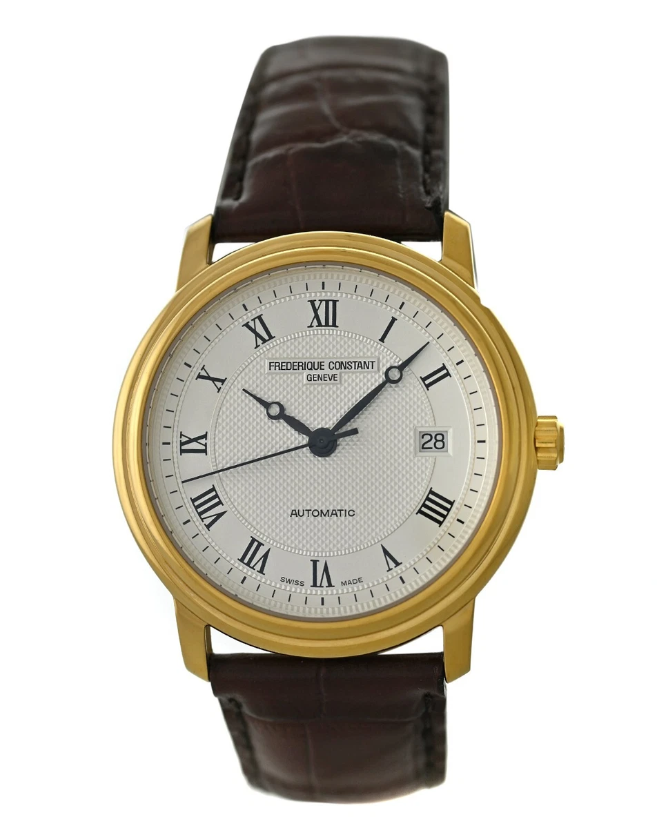 Orologio Automatico Frédérique Constant FC-350VT4H4 Cassa Oro Rosa E Cinturino Marrone - 2