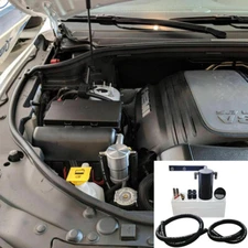 Fits Durango JEEP MOPAR Signature BLACK Billet Catch Can HEMI Technology 5.7 6.4