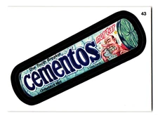 Mentos Parody Sticker 2013 Wacky Packages