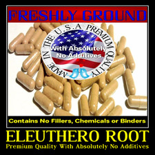 ELEUTHERO ROOT Raw Siberian Ginseng With Absolutely No Additives 100 Veg Capsule