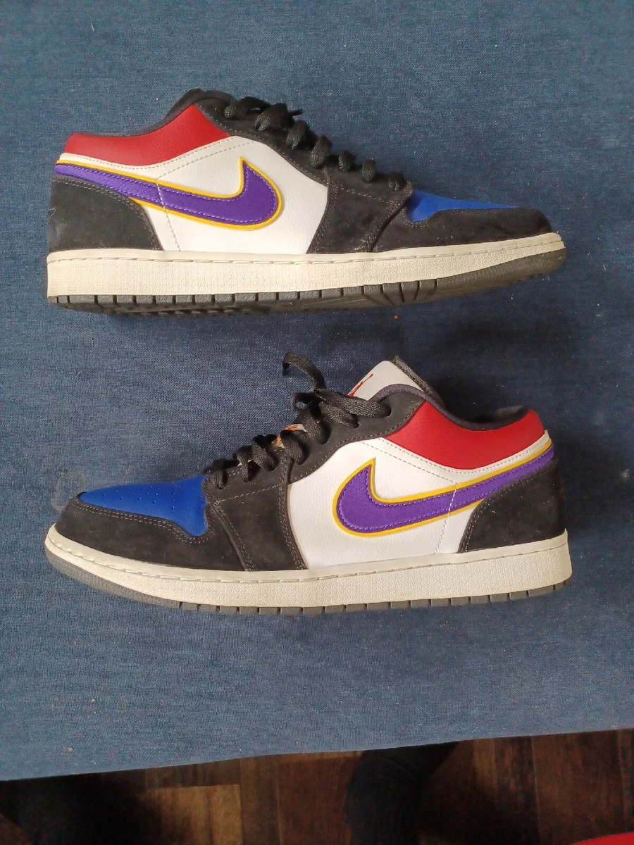 Size 13 Jordan 1 Low Rivals 2019 red blue purple 193150347115 eBay