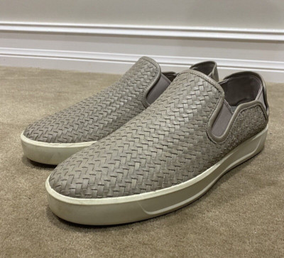 Men's Ecco USA Size 13-13.5 Euro size 47 Woven Moon Rock Leather