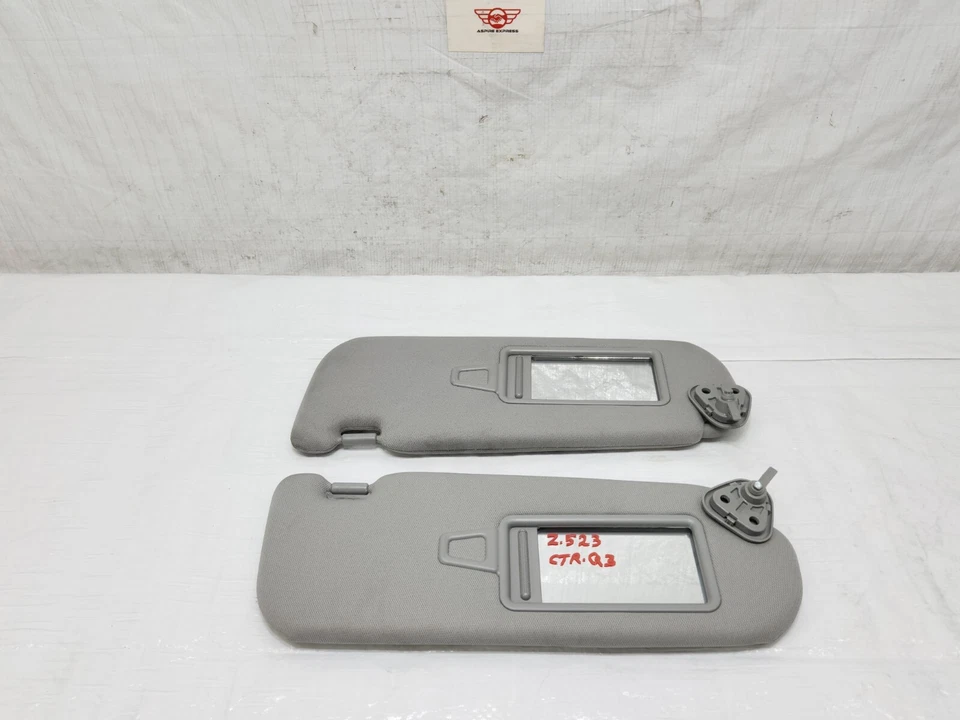 11 12 13 14 15 16 Kia Optima Sunvisor Sun Visor Left Right Set with Mirror Gray - Изображение 2 из 4