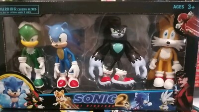 Sonic the Hedgehog 4 Figure Set Box *New *FAST Ship! 6 Inch Tall