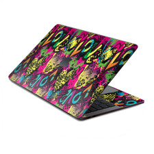 Skin Decal Wrap for MacBook Pro 13" Retina Touch 80's Love Pop Art Neon