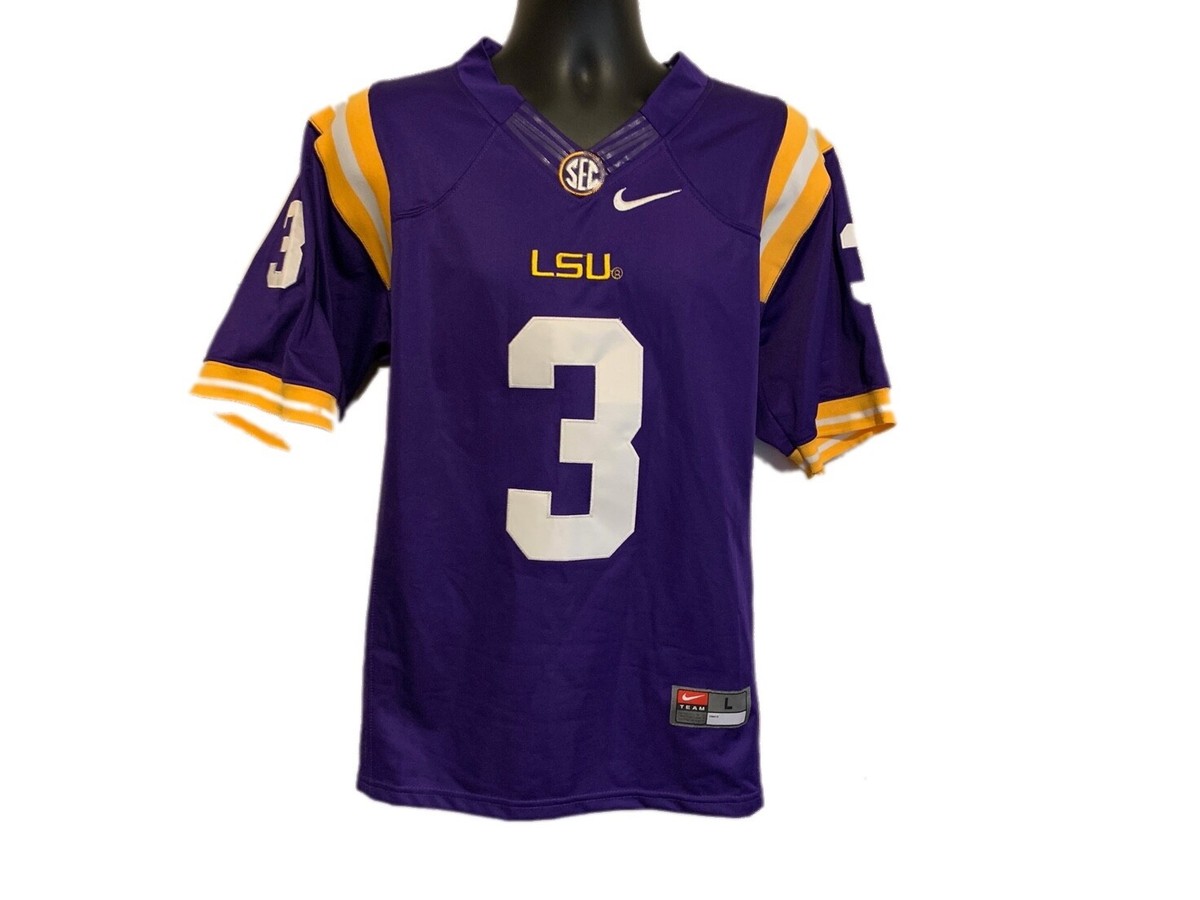 貴重 オデルベッカムjr. BECKHAM JR. ユニホーム LSU Odell Beckham Jr LSU Tigers #3 Nike Team Football Jersey
