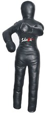 Saco de Boxeo Brasileño Jiu Jitsu Lucha Libre Maniquí Cuero Sintético Negro