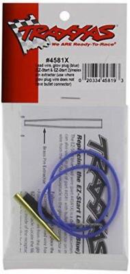 Traxxas 4581X Lead wire glow plug (blue) (EZ-Start  and EZ-Start  2) molex pin e