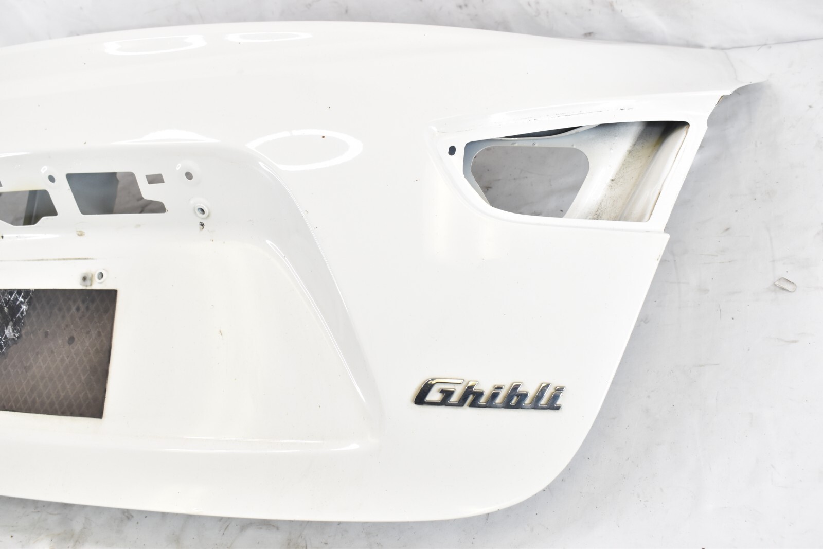🚀 2014-2017 MASERATI GHIBLI Q4 TRUNK LID OEM - BIANCO