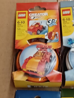 NEW RETIRED Lego Creator X-pod 4415 Auto 4416 Robo 4417 Aero 4418
