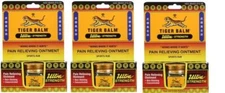 Tiger Balm Ultra Strength Pain Relieving Ointment Non-Staining 18 gm: 3 packs