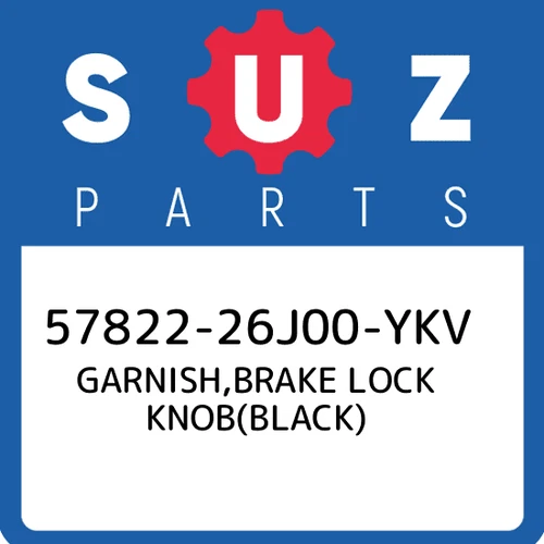 GARNISH, BRAKE LOCK KNOB (BLACK)