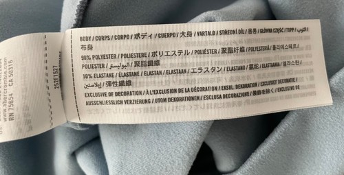 Abercrombie maglione blu bambino quarto zip felpa ragazzo taglia 9/10 - Foto 3 di 6