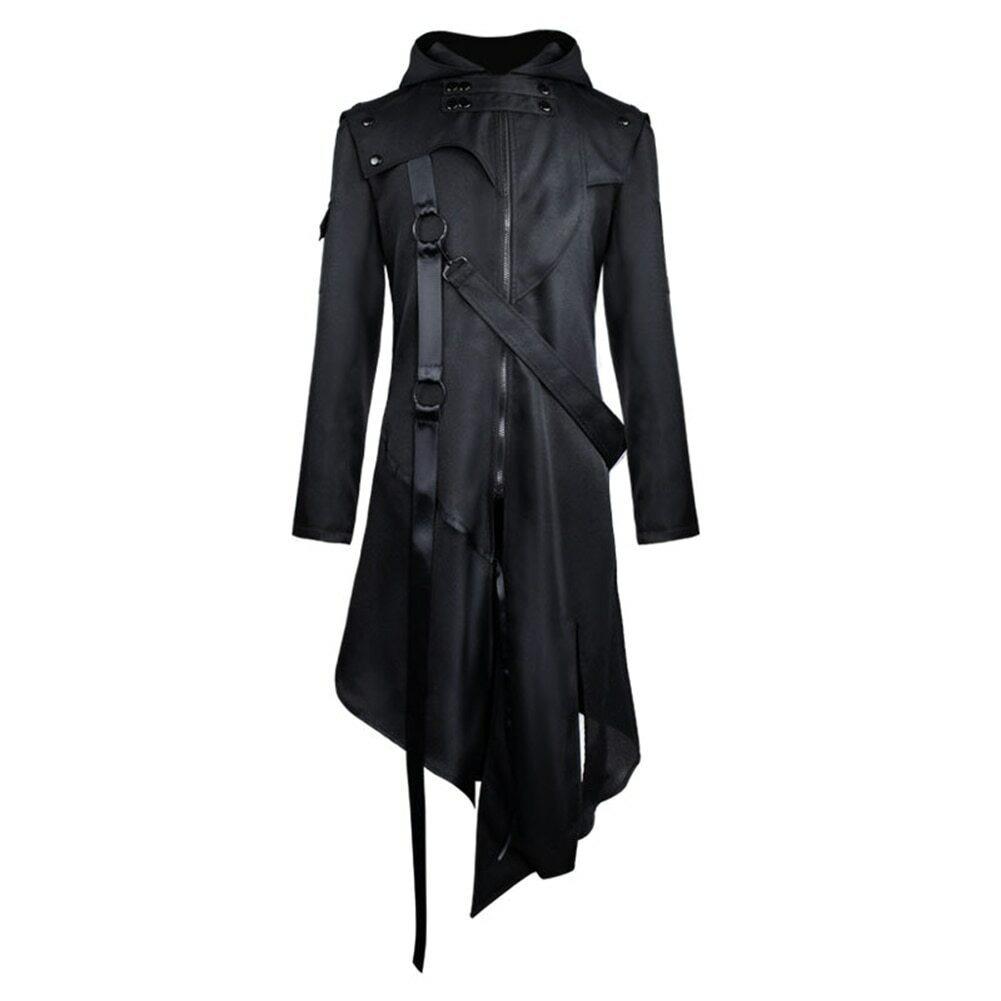 Trench Coat Gothic Punk Assassins Creed Look Vampire Style Coat | eBay