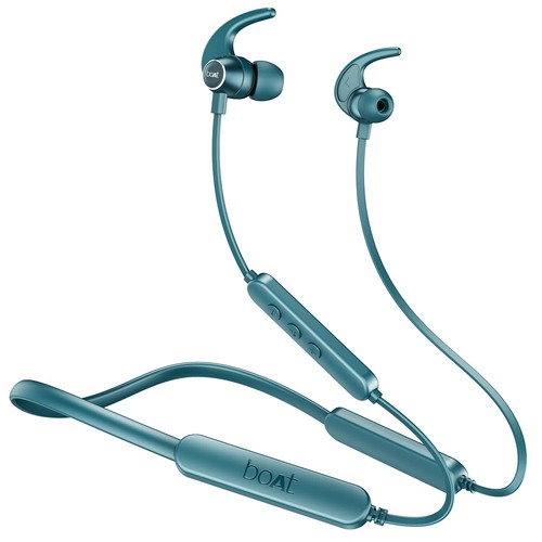 boAt Rockerz 255 Pro+, 60HRS Battery, Fast Charge, (Teal Green)