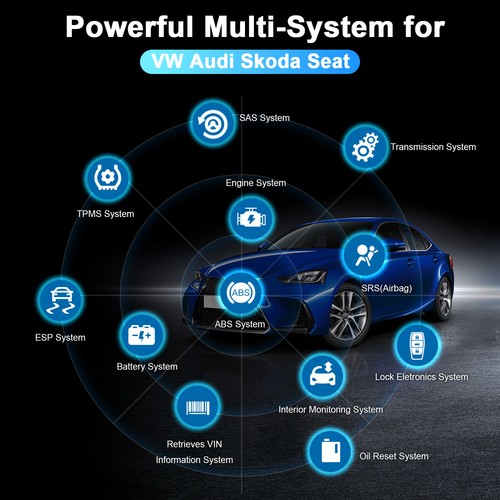 AUTOPHIX OBD2 Scanner Code Reader BAT EPB TPMS TPS Oil Diagnostic Tool For VAG - Picture 2 of 11