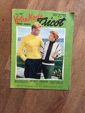 REVUE VOTRE MODE TRICOT 47  68 modeles inedits tricots elegants  annees 50