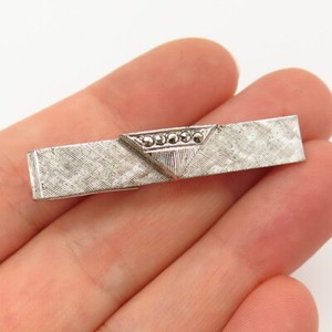 Real silver tie clip