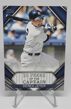 Derek Jeter 20 Years of the Captain Insert  2020 Topps Update Series #YOC-13 ⚾