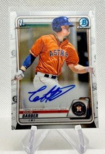 2020 Bowman Chrome Colin Barber 1st Bowman Chrome Prospect Auto #CPA-CBA