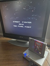 Street Fighter 2010 The Final Fight ( NES , 1990 ) Authentic Complete 