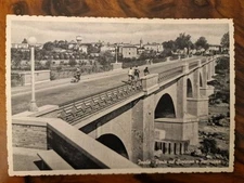 Postcard Imola Ponte sul Santerno and Panorama MS317 *