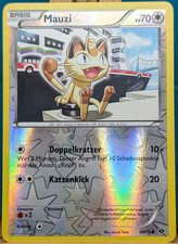 POKEMON - Kommende Schicksale - Mauzi - 80/99 - REVERSE HOLO - deutsch