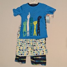 Cat Jack Blue Pajama Set with Dream Graphic