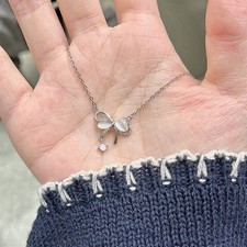 Data Light Brightness Simple Style Simple Style Necklace Clavicle Chain