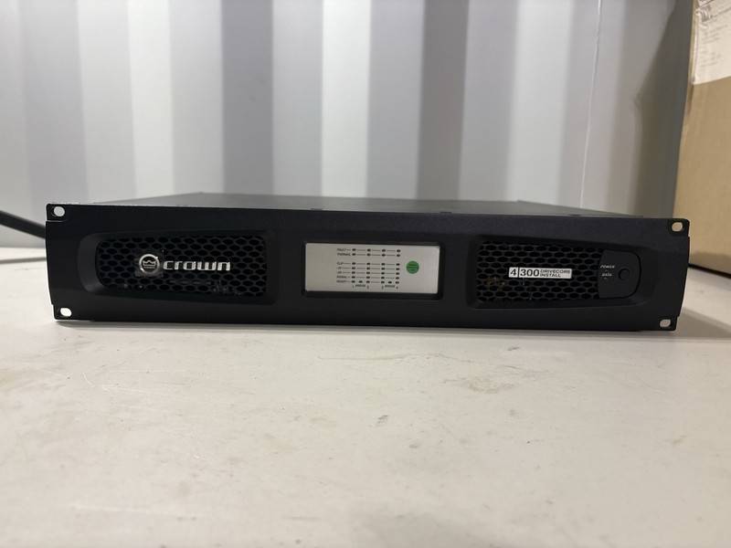 Crown DCI4X300-U-USFX 4 Channel Analog Power Amplifier