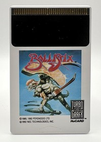 Ballistix (TurboGrafx-16) HuCard, Case & Manual - Tested