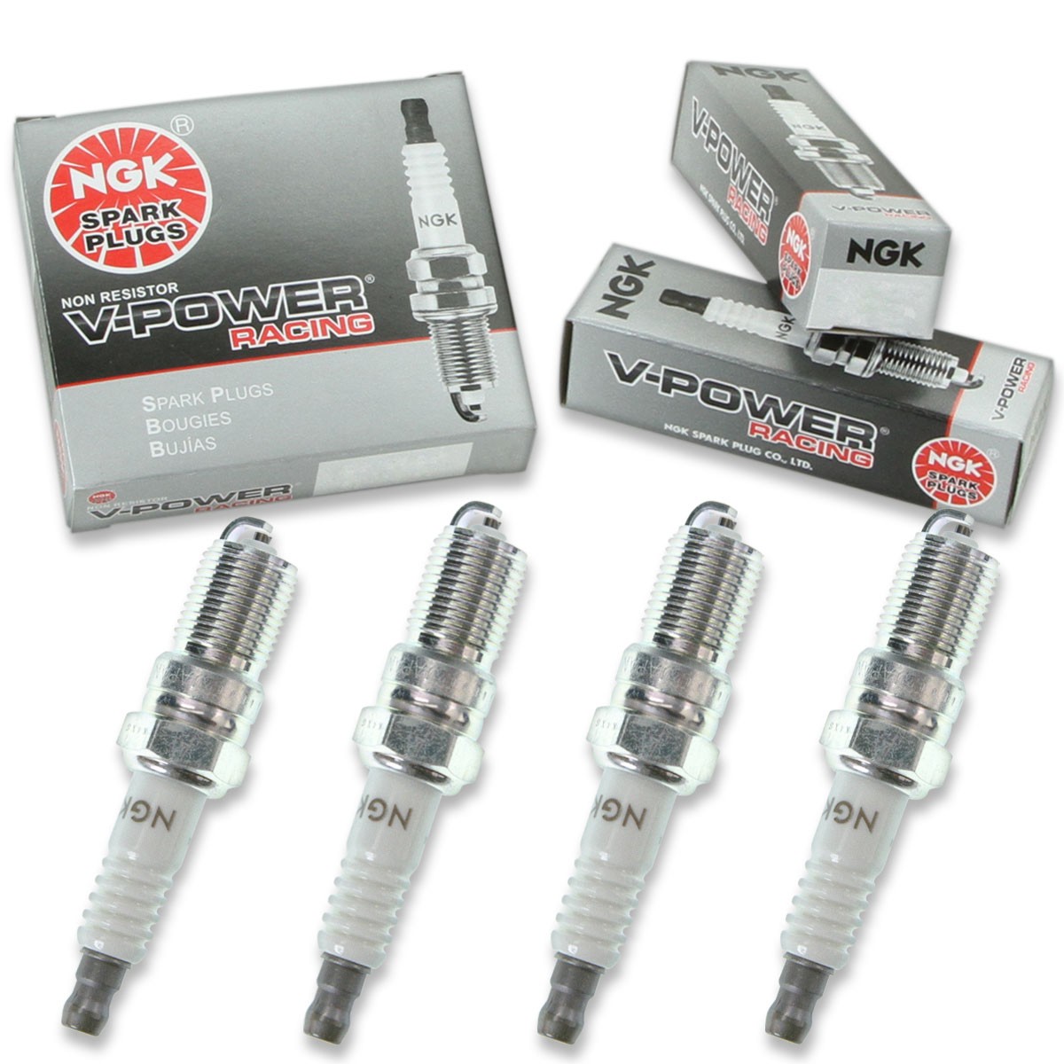 4 pc NGK 7993 R5724-10 V-Power Racing Spark Plugs for S57YC AR92 92 684 do