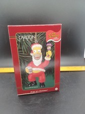 SIMPSONS -  D  OH IT  S CHRISTMAS  CARLTON CARDS HOMER ORNAMENT 1999  MIB 