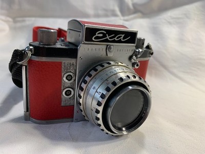 SLR Kamera EXA 1961 Ihagee Dresden Objektiv E.Ludwig Meritar 2.9/50 mm TESTED