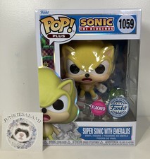 Sonic the Hedgehog #1059 Super Sonic with Master Emeralds Funko Pop! New P/P