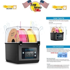 Large Capacity 3D Printer Filament Dehydrator - Compatible with 1.75mm/2.85mm