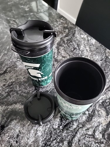 Copa Coleccionista de Fútbol Americano Michigan State Spartans Libre de BPA. Juego de 2 16 oz - Imagen 4 de 5