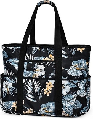 Beach Bags for Women Large Beach Tote Bag with Zipper Pockets Waterproof Sand