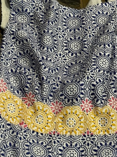Neu mit Etikett Boden Deborah Renaissance Midikleid Sonnendruck blau Kachel Resort US 22 W0562 - Bild 9 von 12