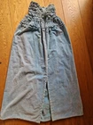 Antique early 1900s powder blue  Velvet Cape  'opera' cloak A/F