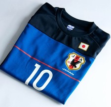Shinji Kagawa Japan #10 Match Training Shirt Jersey Black Blue JFA Home Shirt