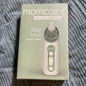 Momcozy Baby Nasal Aspirator BN02 Electric Self-Cleansing Suction White Green