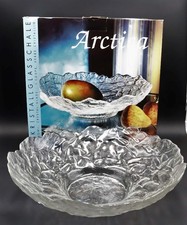 Vintage RASTAL Schale Arctica - Glasschale 35 cm - Kunst Glas in OVP #Z1