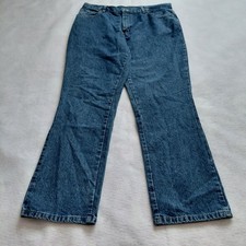 Vintage Lee Mens Relaxed Fit Straight Leg Jeans 32x31 Denim Dark Wash Mid Rise