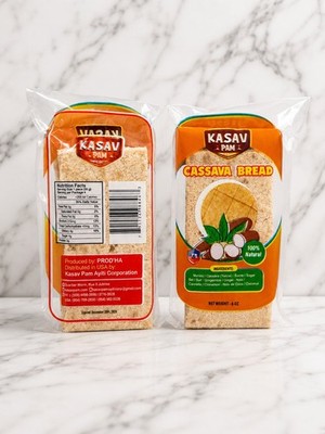 Kassava Bread With Coconut Made In Haiti 
