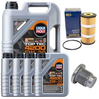 MotoröL Filter Set 5W-30 Liqui Moly 9 Liter + Schraube FüR Opel Movano B 2.3 X62