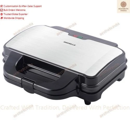 Havells Big Fill 2 Slice Sandwich Maker & LED Indicator Non Stick Coated Plate
Opens in a new window