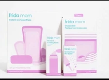 Frida Mom Postpartum Recovery Kit Ice Pads Underwear Peri Bottle Cooling Foam
