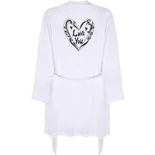 'Love Heart' Adult Dressing Robe / Gown RO051529 