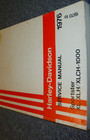1974 Harley Davidson XLH 1000 Sportster Motorcycle Shop Service Repair Manual xz